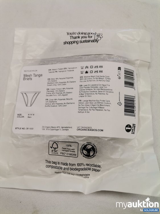 Artikel Nr. 822479 Artikel Nr. 822479: Organic basic mesh tanga briefs