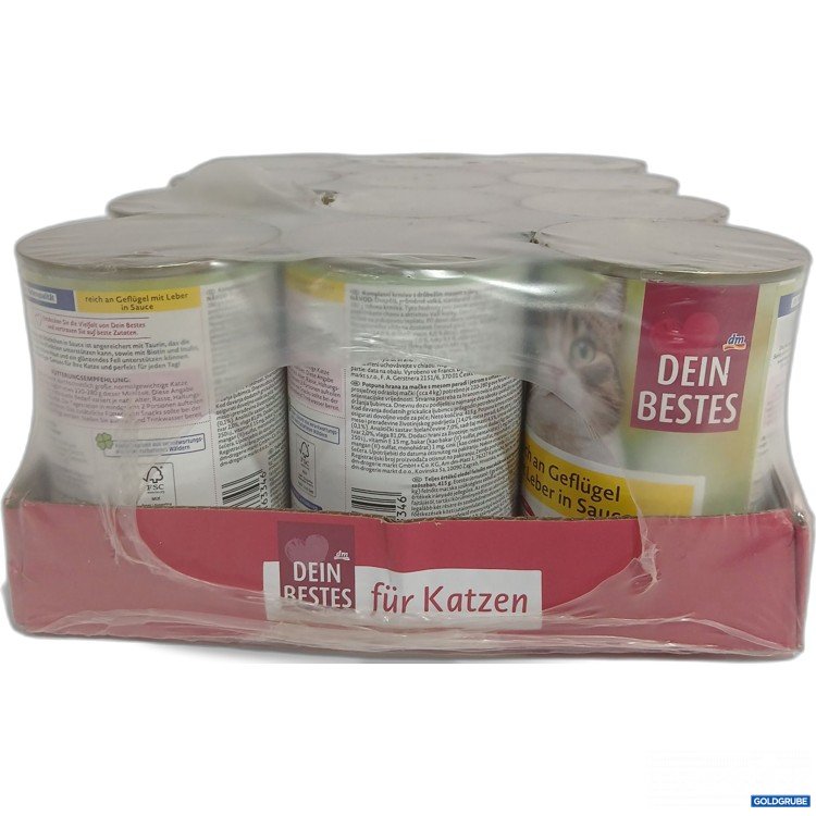 Artikel Nr. 885479: Dein Bestes Katzenfutter Reich an Geflügel Leber in Sauce 12x415g