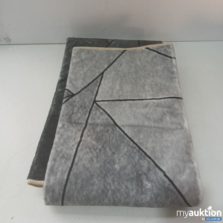 Artikel Nr. 933479 Artikel Nr. 933479: Teppich Grau Schwarz Geometrisch ca 144cmx74cm