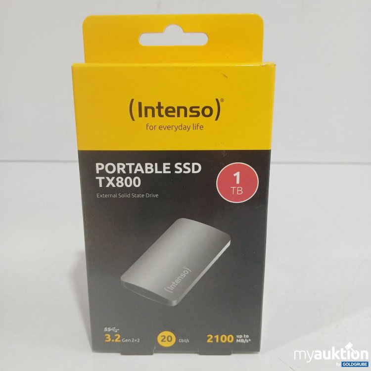 Artikel Nr. 977479 Artikel Nr. 977479: Intenso Portable SSD TX800 External Solid State Drive 1TB
