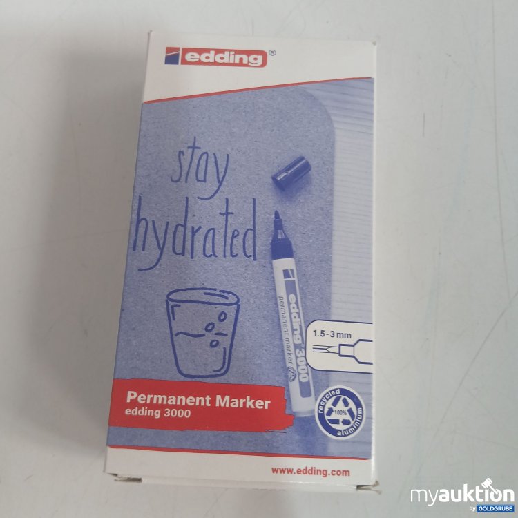 Artikel Nr. 981479: Edding Permanent Marker 3000 1,5-3mm rot 10Pack