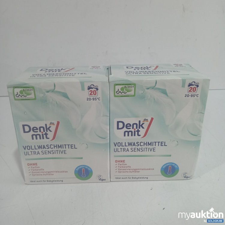 Artikel Nr. 990479 Artikel Nr. 990479: Denk mit Vollwaschmittel ultra sensitive je 1,35kg