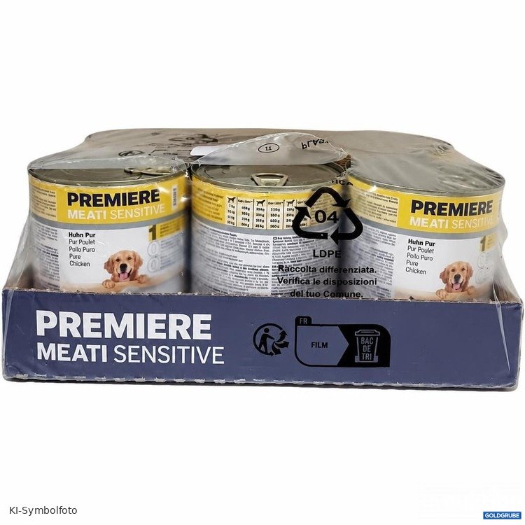 Artikel Nr. 471480: Premiere 6 x 800 g Meati Sensitive Huhn Pur Hunde Nassfutter