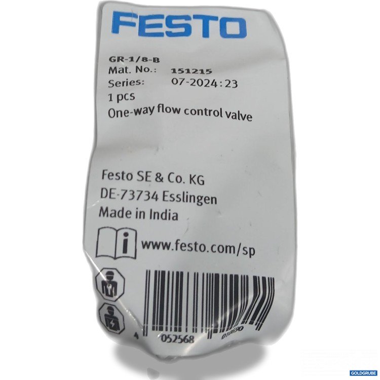 Artikel Nr. 524480: Festo one-way flow control valve GR-1/8-B 