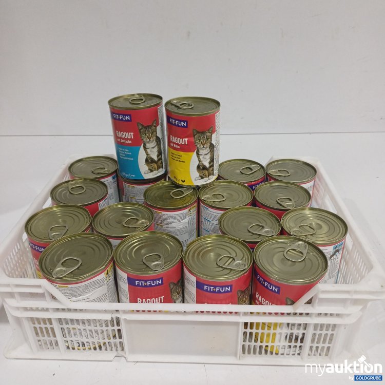 Artikel Nr. 962480: Fit+Fun Katzenfutter diverse Sorten 19x400g 