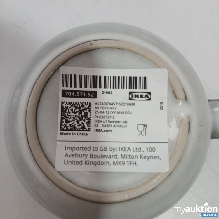 Artikel Nr. 980480 Artikel Nr. 980480: Ikea Kaffeetassen Grau 704.571.52 7Stk
