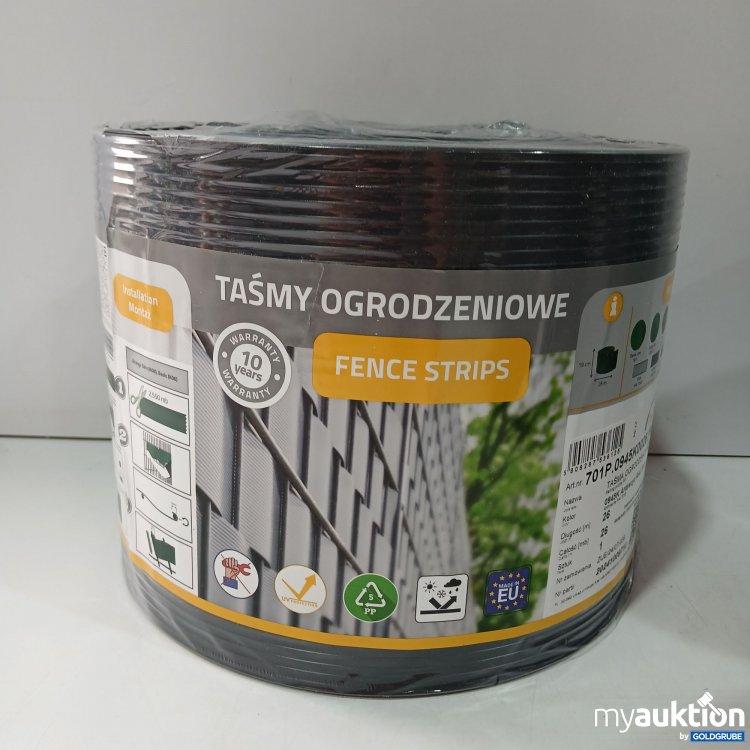 Artikel Nr. 440481: Thermoplast Sichtschutzstreifen  Ral7040 26m 