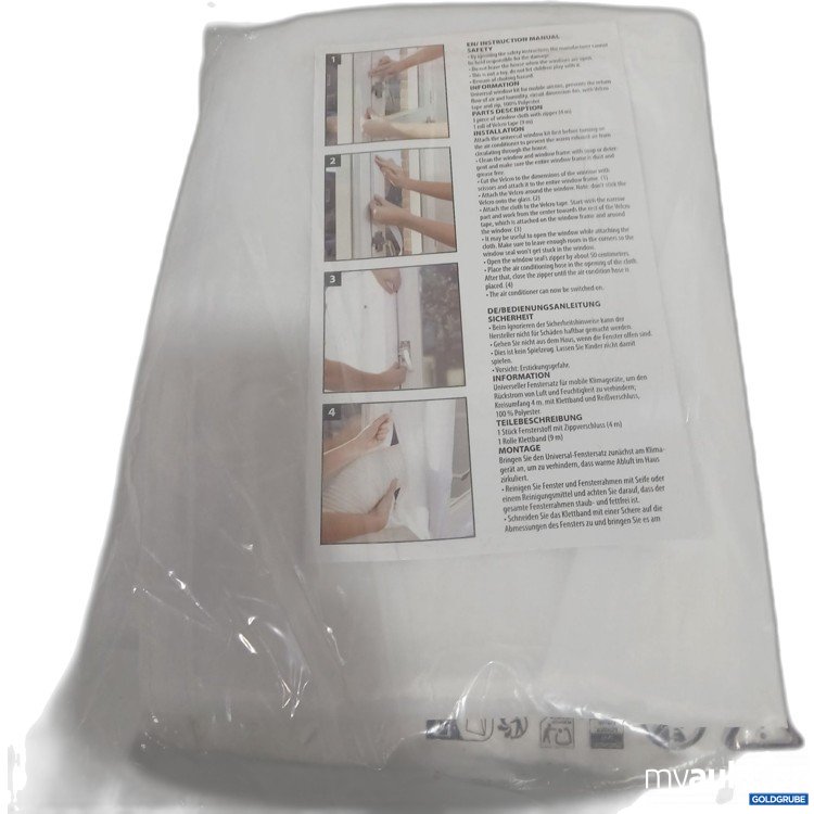 Artikel Nr. 524481: Fensterstoff mit Zippverschluss(4m)  