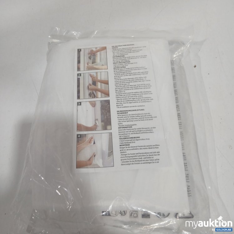 Artikel Nr. 524481: Fensterstoff mit Zippverschluss(4m)  