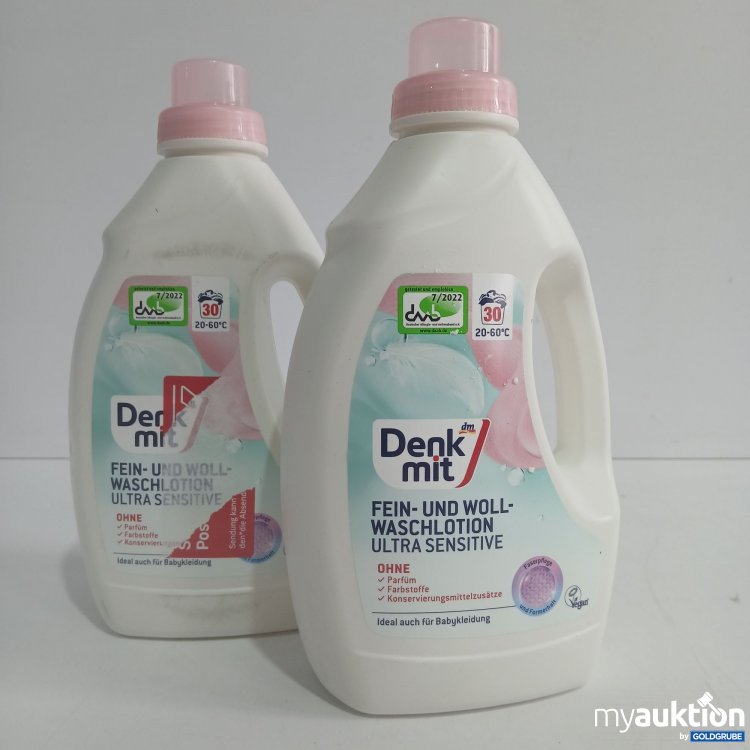 Artikel Nr. 852481: Denk mit Fein und WollWaschlotion Ultra Sensitive je 1,5L
