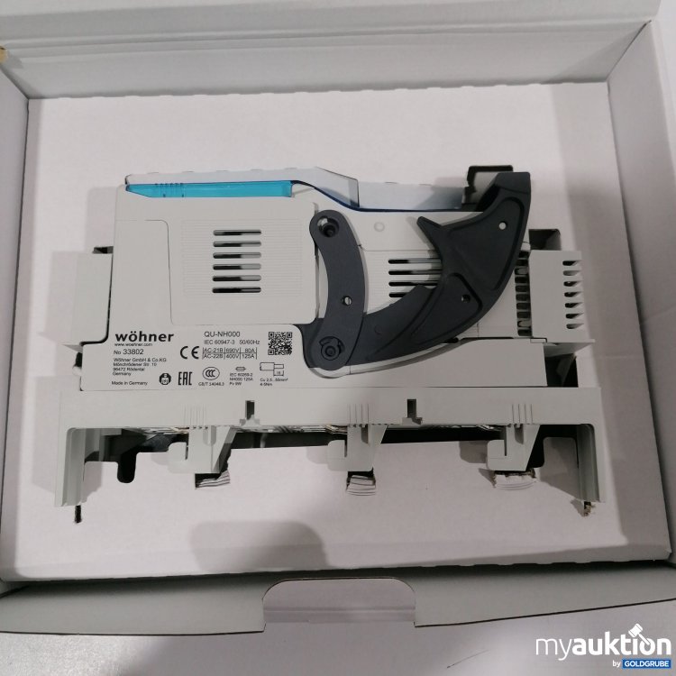 Artikel Nr. 878481 Artikel Nr. 878481: Wöhner NH-Sicherungs-Lasttrennschalter Art:QU-NH000