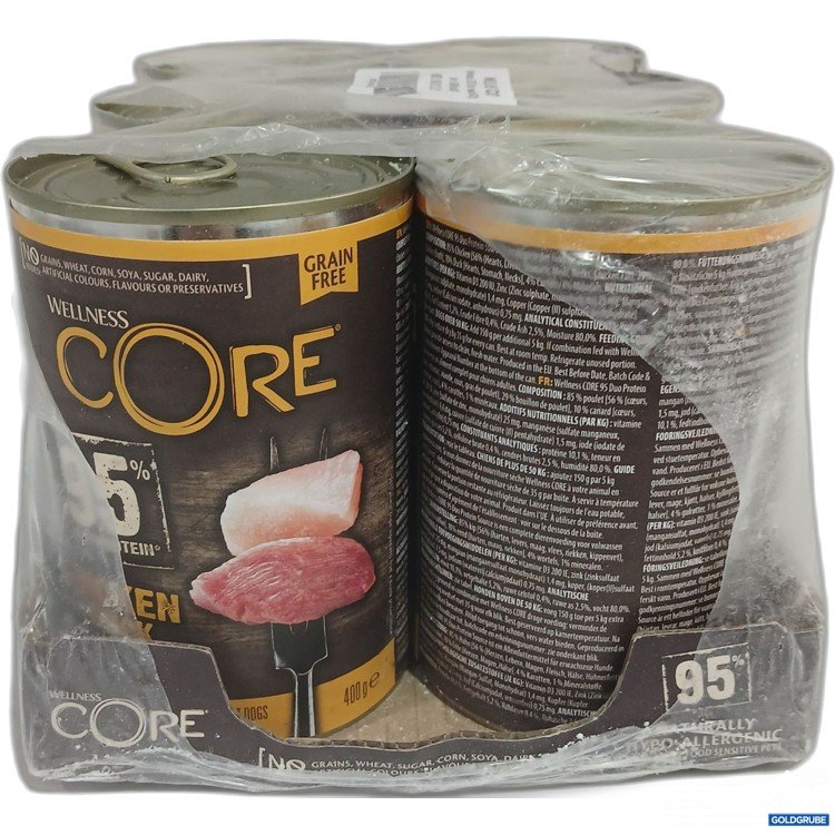Artikel Nr. 885481: Wellness Core Hundefutter Chicken with Duck 6x400g