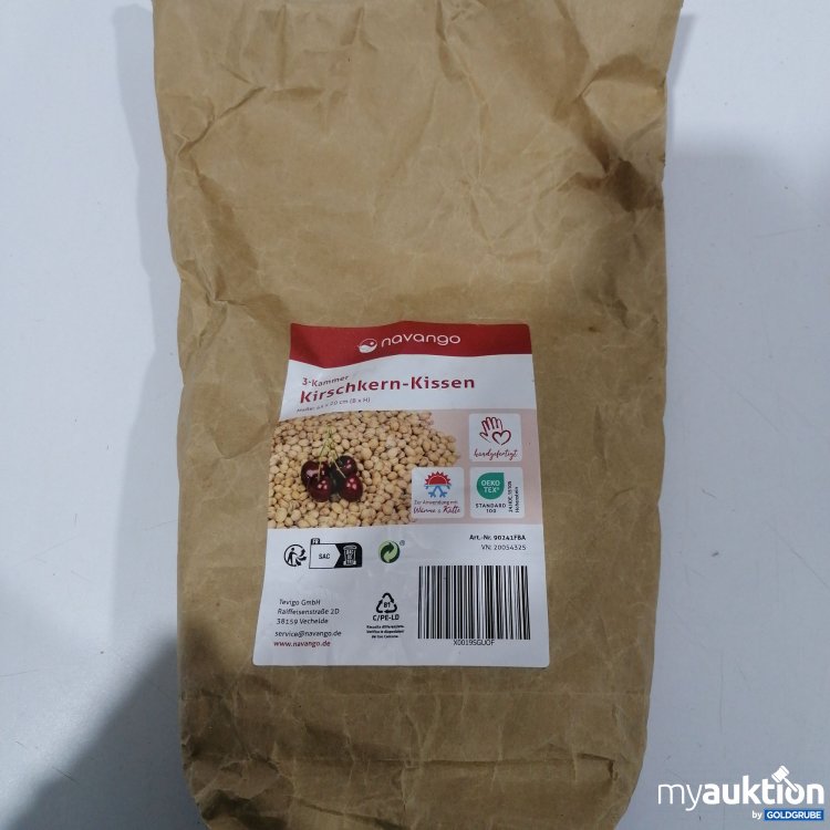Artikel Nr. 892481 Artikel Nr. 892481: Navango 3-Kammer Kirschkernkissen 45x20cm