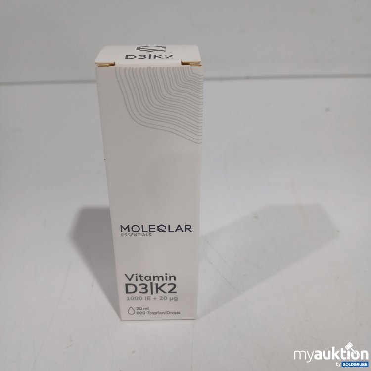 Artikel Nr. 897481: Moleqlar Vitamin D3 / K2 20ml Tropfen 