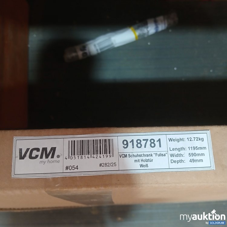 Artikel Nr. 969481: VCM  Schuhschrank Fulisa mit Holztür Weiß