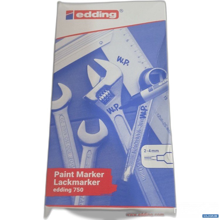 Artikel Nr. 981481: Edding Lackmarker 750 2-4mm weiß 10Pack