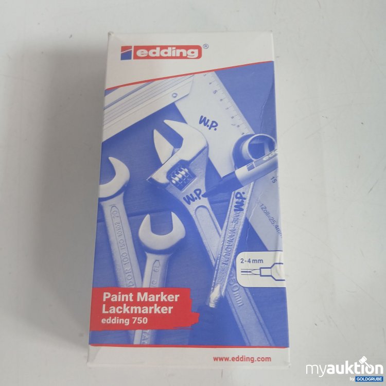 Artikel Nr. 981481: Edding Lackmarker 750 2-4mm weiß 10Pack
