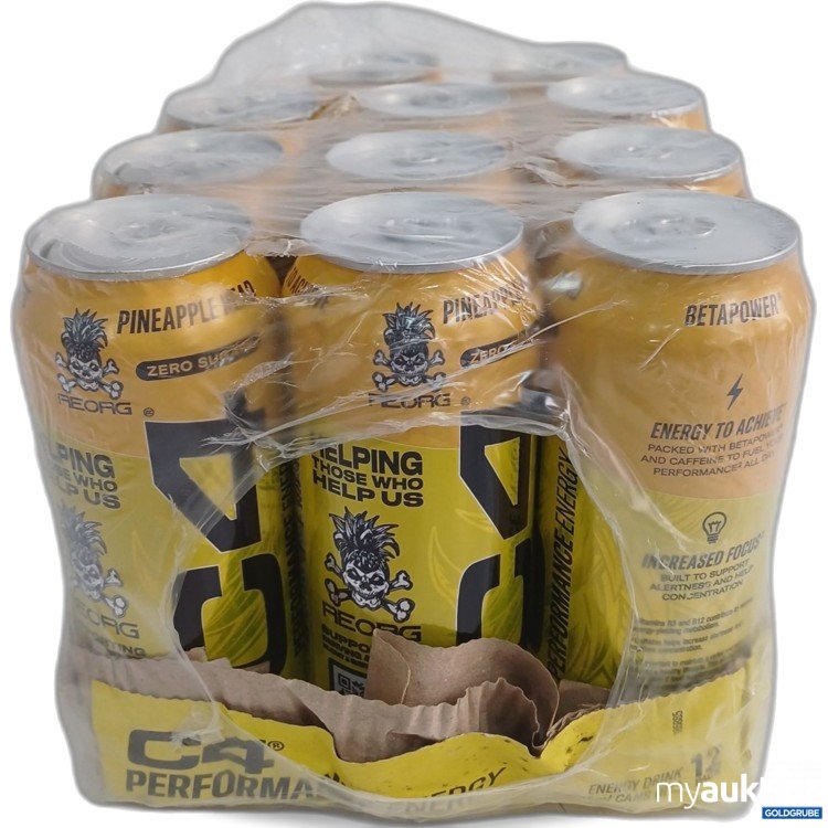 Artikel Nr. 983481: C4 Performance Energy Pineapple Head, 11x500ml