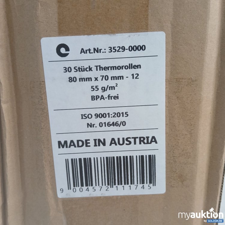 Artikel Nr. 996481 Artikel Nr. 996481: Thermorollen 80mm x 70mm 30Stk