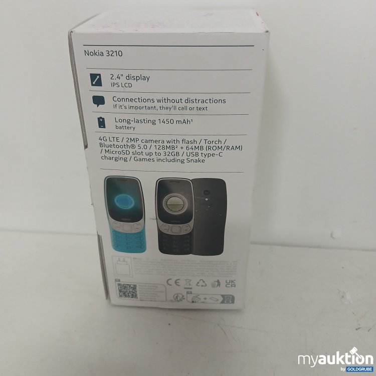 Artikel Nr. 399482 Artikel Nr. 399482: Nokia 3210 Handy HMD Blau Türkis