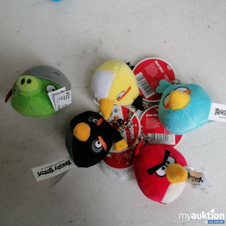 Artikel Nr. 636482: Angry Birds Schlüsselanhänger 5Stk