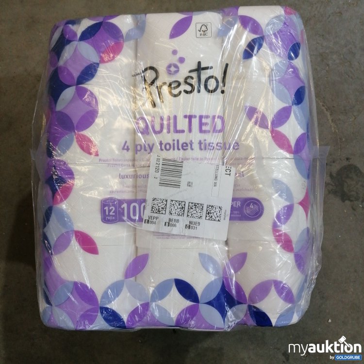 Artikel Nr. 720482: Presto Quilted 4-lagiges Toilettenpapier