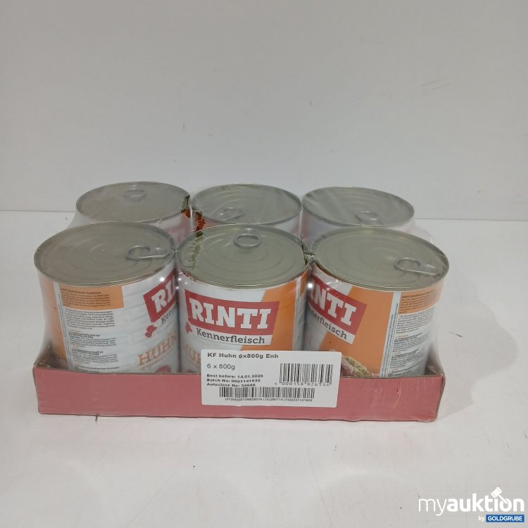 Artikel Nr. 808482 Artikel Nr. 808482: Rinti Kennerfleisch Huhn 6x800g