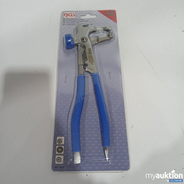 Artikel Nr. 893482: BGS Auswuchtgewicht Zange 240mm 