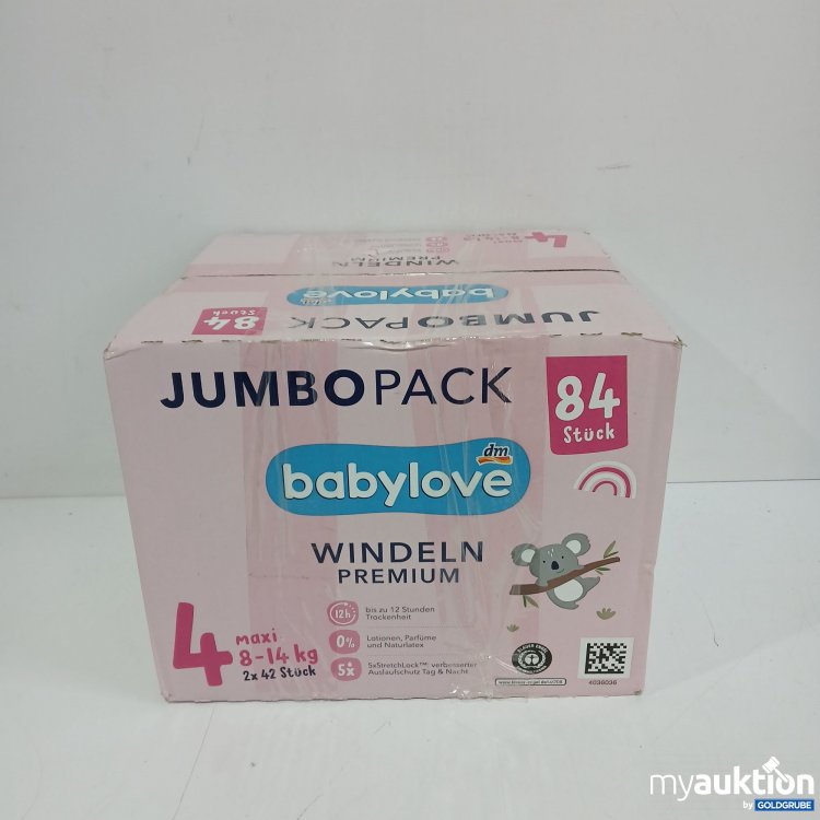 Artikel Nr. 902482: DM babylove Windeln Premium Jumbo Pack 84 Stück
