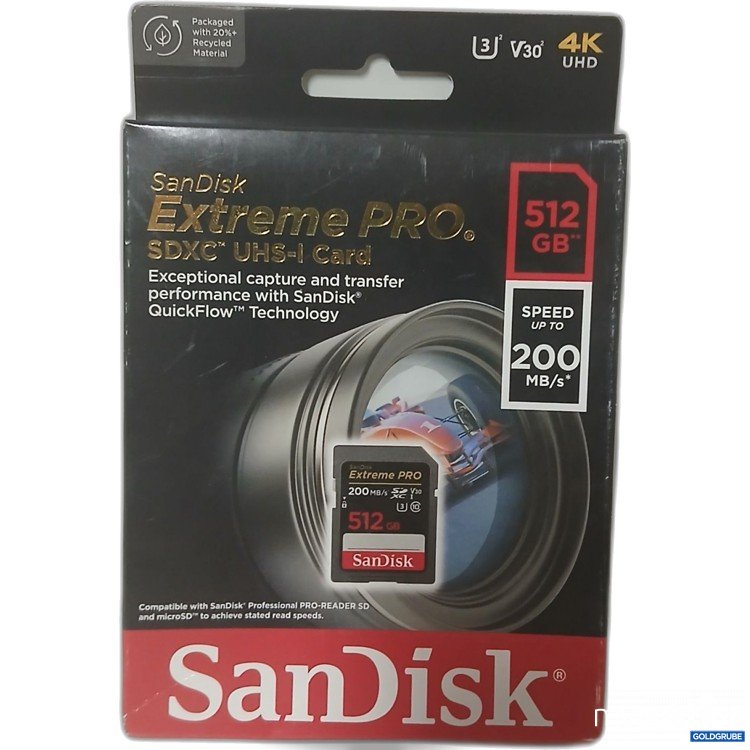 Artikel Nr. 917482 Artikel Nr. 917482: SanDisk Extreme Pro SDXC UHS-I Card 512GB