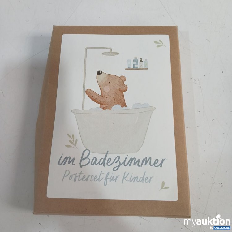 Artikel Nr. 929482 Artikel Nr. 929482: im Badezimmer Posterset für Kinder