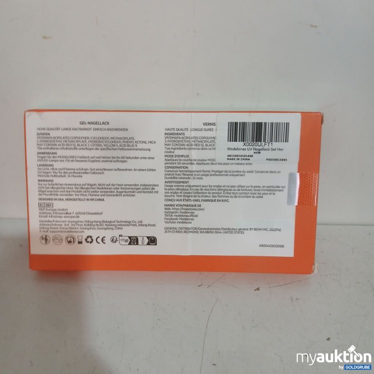 Artikel Nr. 934482 Artikel Nr. 934482: MODELONES Gel-Nagellack