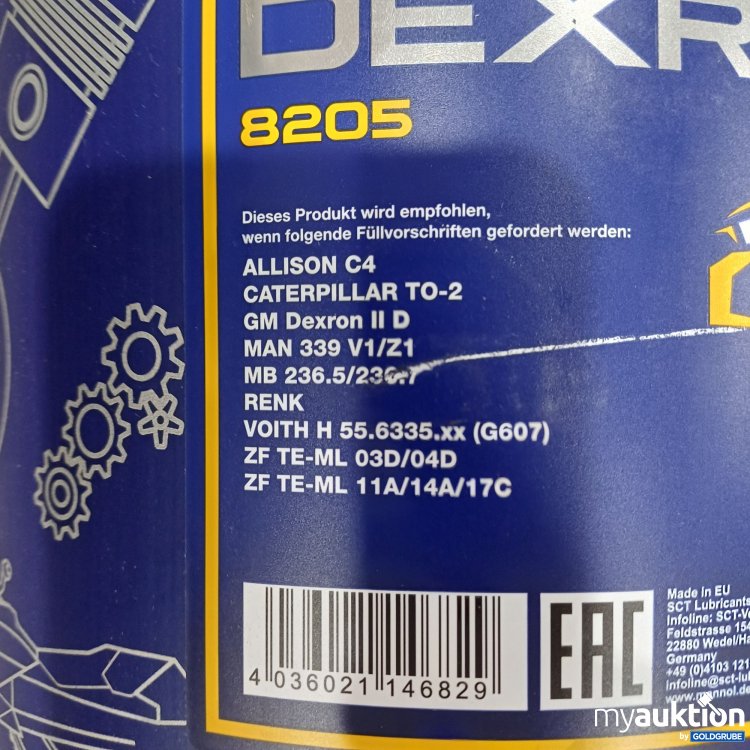 Artikel Nr. 985482: MANNOL Automatic ATF Dexron II 8205, 10L