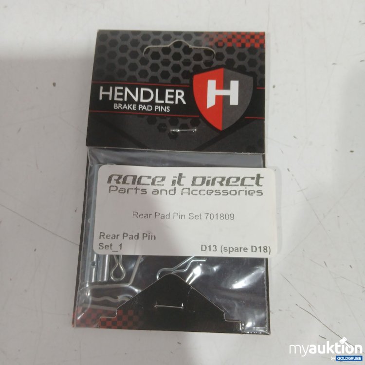 Artikel Nr. 989482 Artikel Nr. 989482: Hendler Rear Pad Pin Set 701809