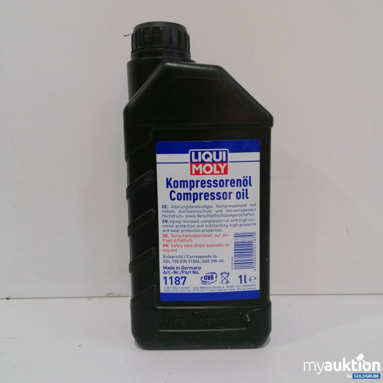 Artikel Nr. 832483 Artikel Nr. 832483: Liqui Moly Kpmpressorenöl 1187, 1L