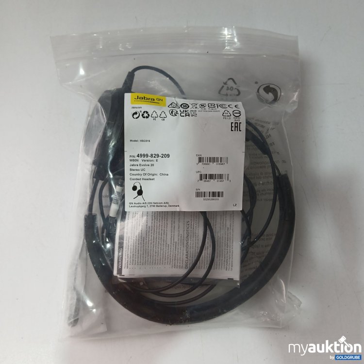 Artikel Nr. 840483 Artikel Nr. 840483: Jabra Evlove 20 Headset