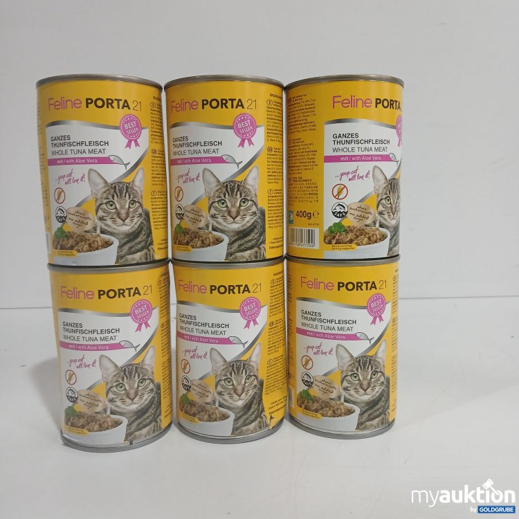 Artikel Nr. 845483: Feline Porta Katzenfutter Thunfischfleisch je 400g