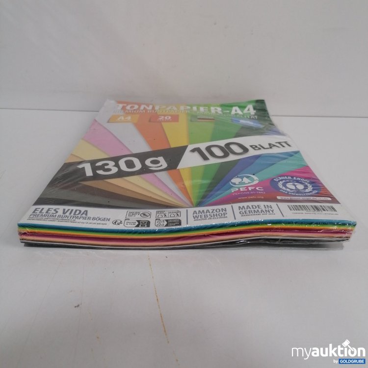 Artikel Nr. 850483: Tonpapier A4, Premium Buntpapier, 100 Blatt