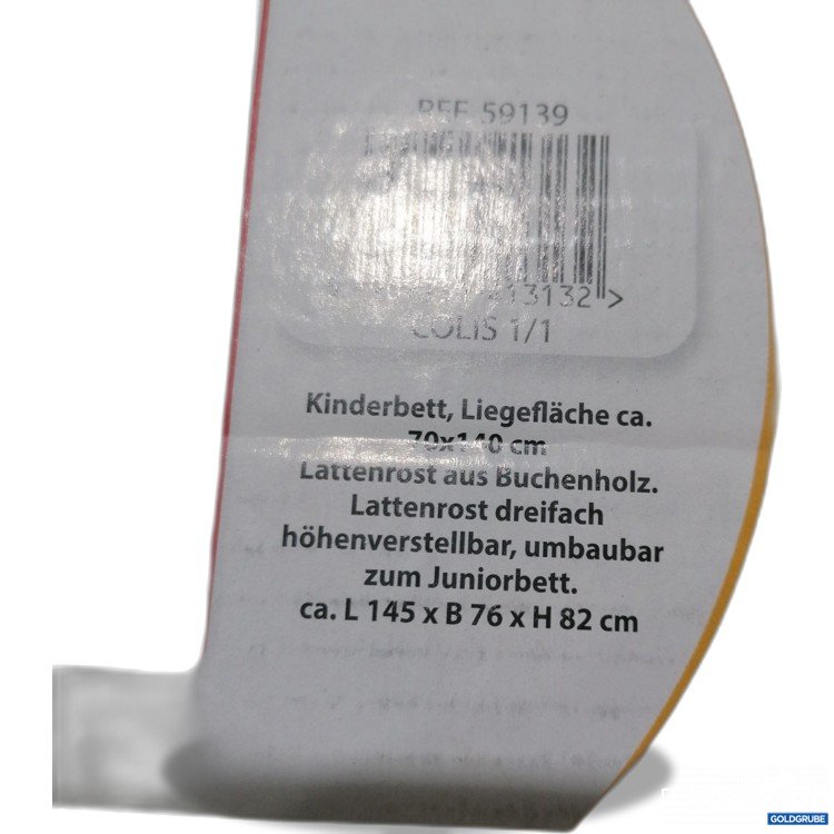 Artikel Nr. 896483: Amali Kinderbett 70x140cm verstellbar auf 145x76x82cm