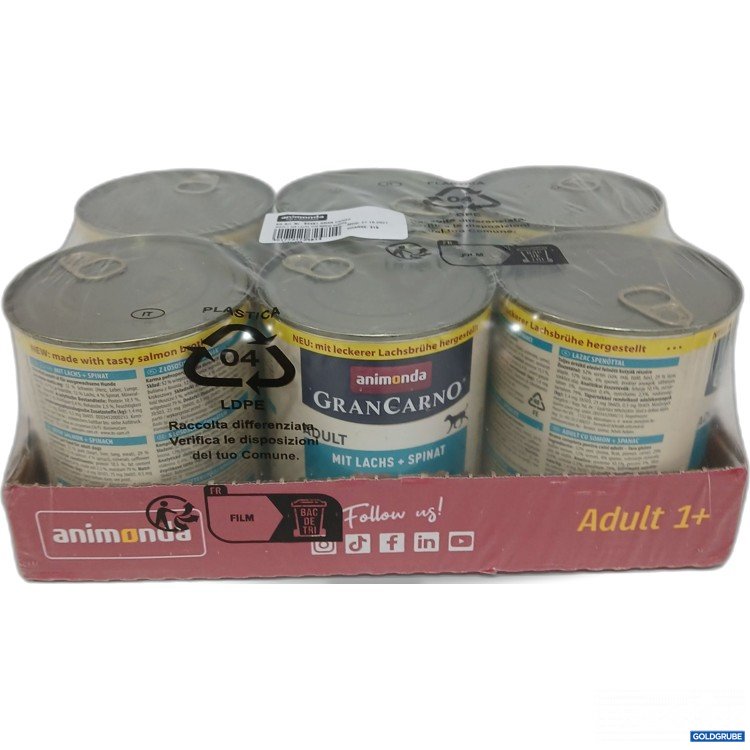 Artikel Nr. 950483: Animonda GranCarno Adult mit Lachs + Spinat 6x800g 