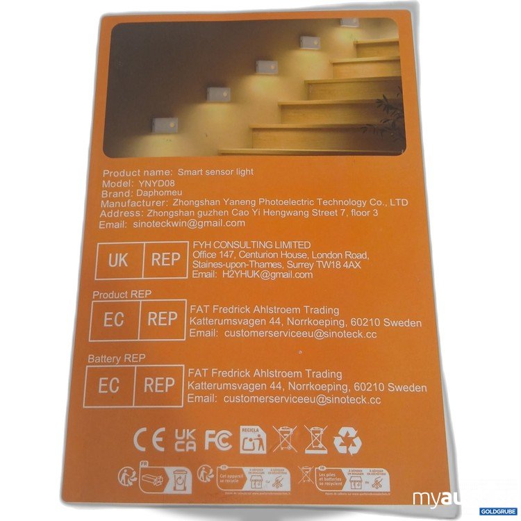 Artikel Nr. 992483 Artikel Nr. 992483: DapHomeu Smart Sensor Light 6Pcs YNYD08