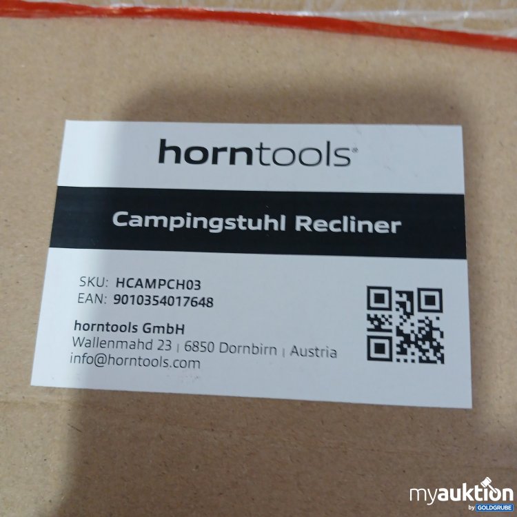 Artikel Nr. 448484 Artikel Nr. 448484: horntools Campingstuhl Recliner