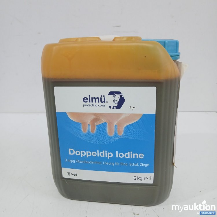 Artikel Nr. 466484 Artikel Nr. 466484: eimü 1 Kanister Doppeldip Iodine 5 kg Zitzentauchmittel