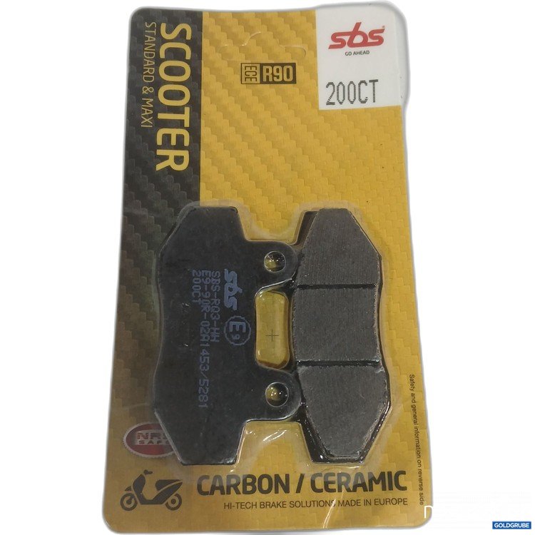 Artikel Nr. 525484 Artikel Nr. 525484: Sbs Scooter Standard & Maxi Carbon/Ceramic 200CT