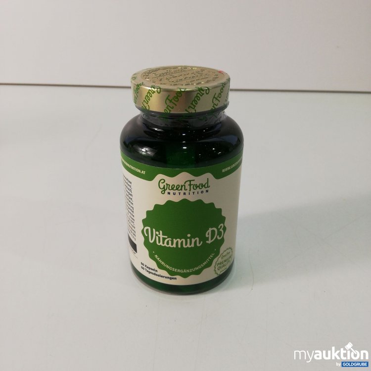 Artikel Nr. 791484 Artikel Nr. 791484: GreenFood Vitamin D3 60 Kapseln