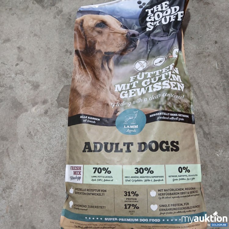 Artikel Nr. 816484: The Goofd Stuff Adult Dogs Hundefutter Lamm 12,5kg 
