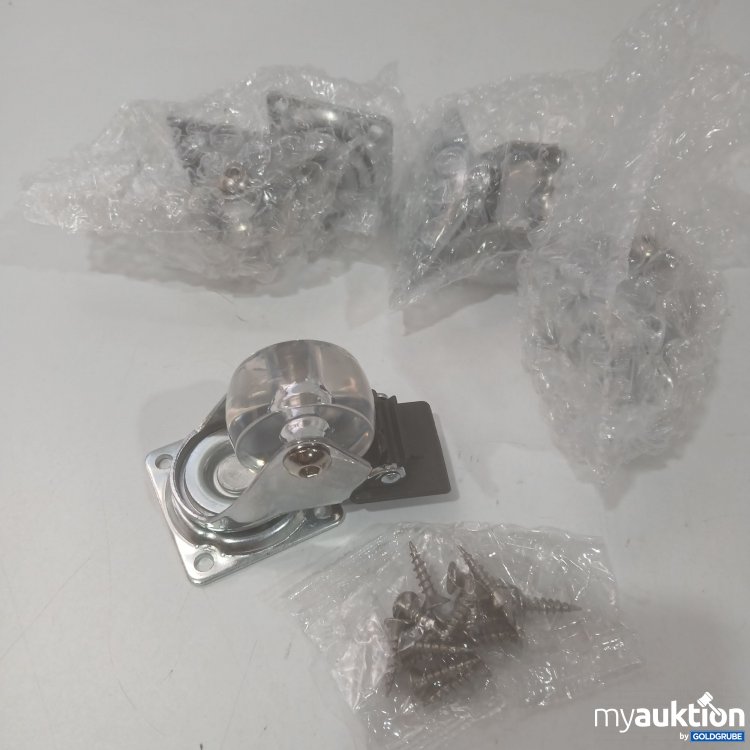 Artikel Nr. 873484 Artikel Nr. 873484: GTV - Brazil Furniture Castors Set of 4 Castors for Furniture: 2 x Castors with Brakes, 2 x without Brake,