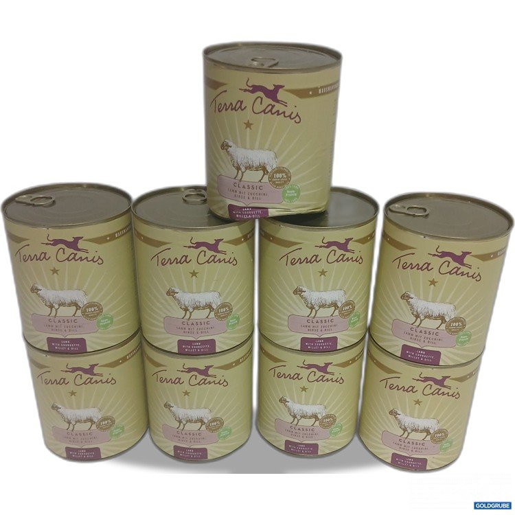 Artikel Nr. 890484: Terra Canis Classic Lamm mit Zucchini 9Stück a800G