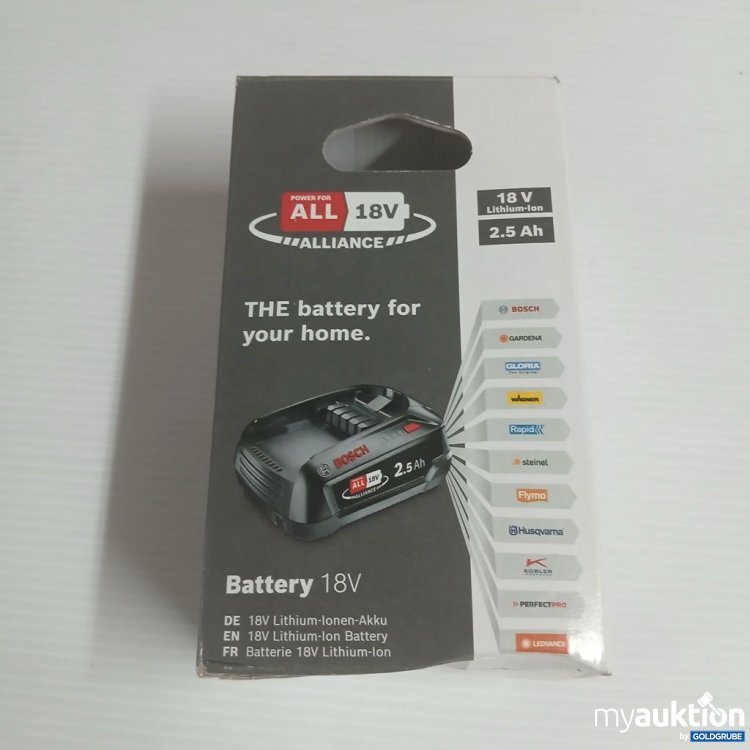 Artikel Nr. 922484: Bosch 18V Lithium-Ionen-Akku 2.5 Ah