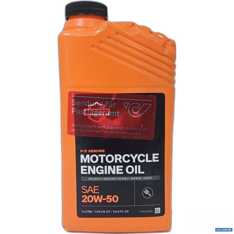 Artikel Nr. 985484: Harley-Davidson Genuine Motorcycle Engine Oil, SAE 20W-50, 1L